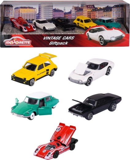 Majorette vintage sæt med metalbiler 5 stk.