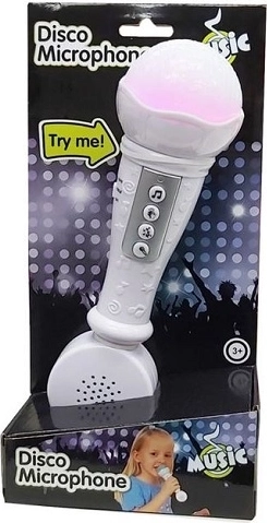 Disco-mikrofon med batterier