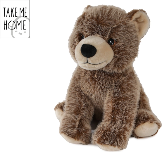 Siddende bamse Take Me Home 30 cm