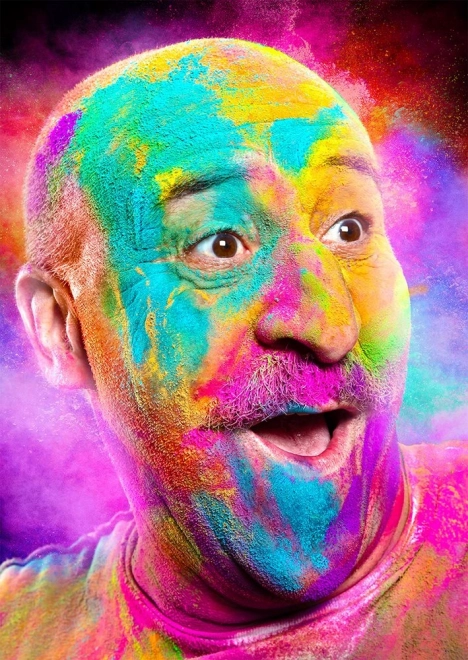 Puslespil Smilende skaldet mand 1000 brikker