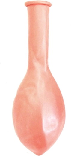 Latexballon i rosaguld med perlemorseffekt 30 cm