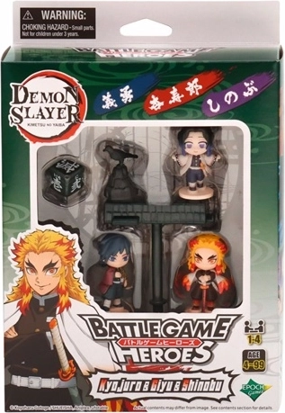 Sylvanian Families Demon Slayer samlersæt med figurerne Kyojuro, Giyu og Shinobu