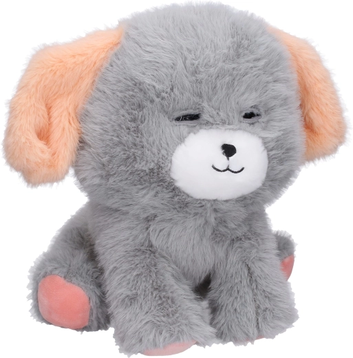 Interaktiv bamsehund med lyde, 30 cm