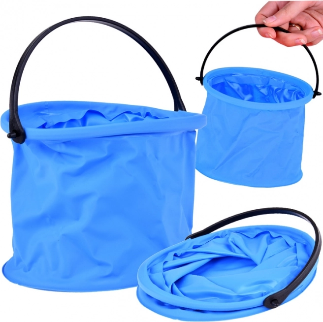 Sammenklappelig børnespand til små opdagelsesrejsende