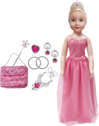 Gående prinsessedukke 70 cm