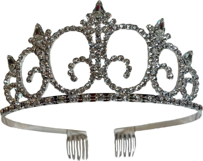 Rosa hårbøjle Diamond Queen