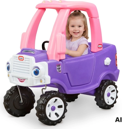 Little Tikes børne-løbecykel off-road bil i rosa-lilla