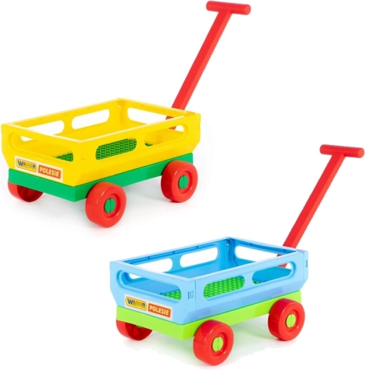 Stor plastisk trækvogn til børn Wader-Polesie Toys