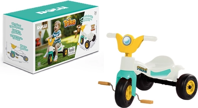 DOLU børnetrehjulet cykel hvid