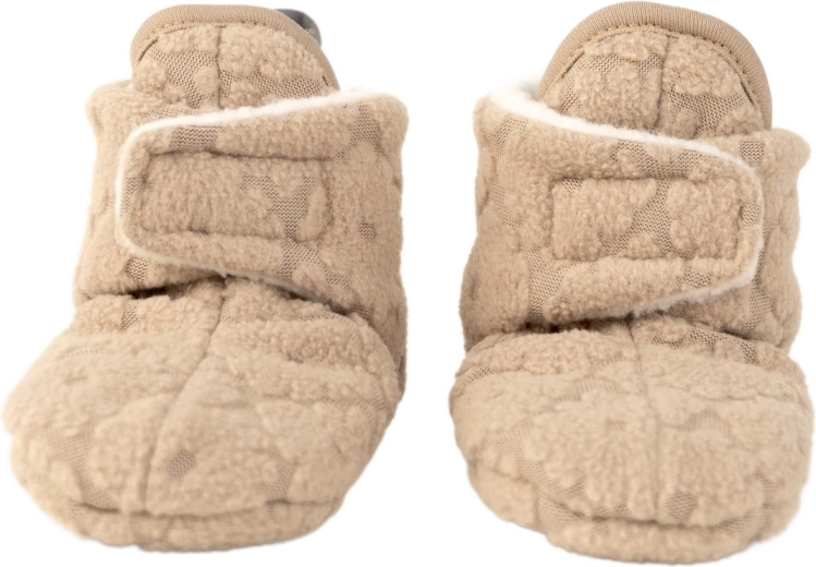 Lodger babyfutter slippers folklore fleece beige 12–18 måneder