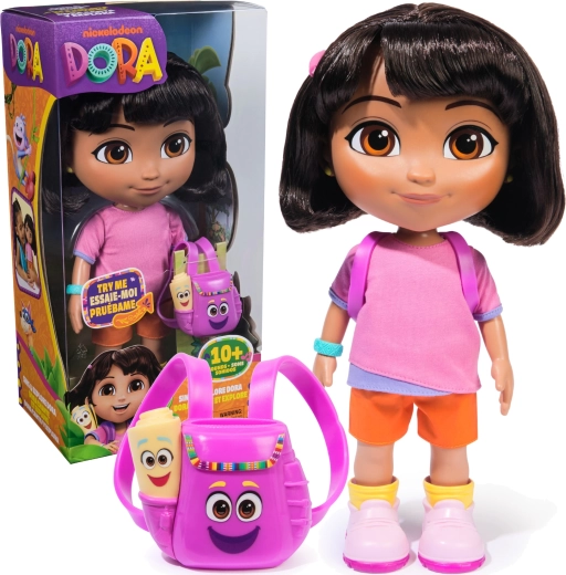 Interaktiv dukke Dora 30 cm med lyde