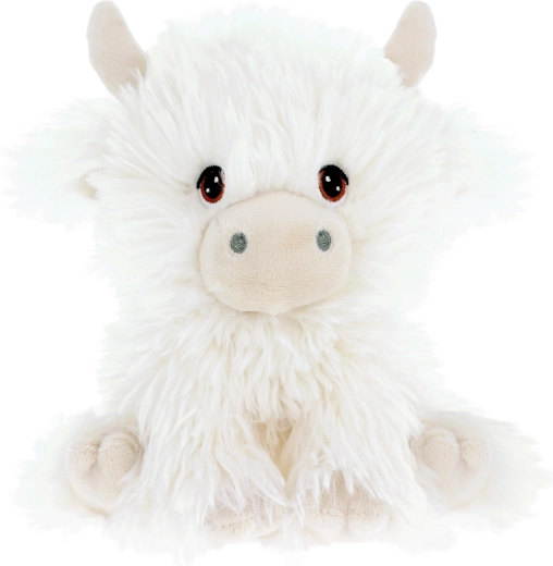 Keeleco cremefarvet lodden ko 18 cm