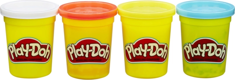 Play-Doh startsæt med modellervoks – 4 bøtter