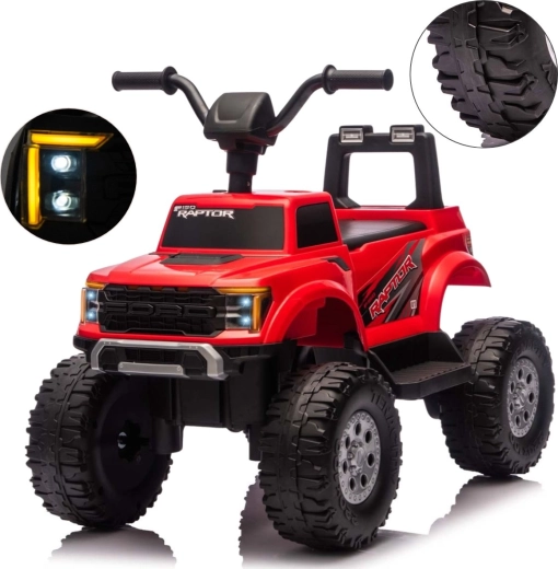 Elektrisk bil til børn Milly Mally Ford F-150 Raptor rød