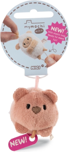 Nici MyMochi mini bjørn Nomo med elastisk løkke, 5 cm