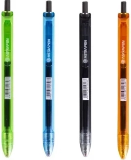 Kuglepen ASTRA Stripes, 0,7 mm, mix af farver