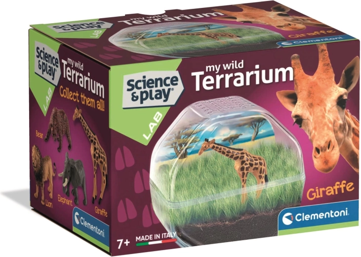 Mini-terrarium med giraf CLEMENTONI