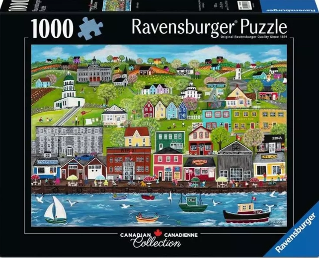 Ravensburger puslespil Canadian Collection: Halifax Harbour 1000 brikker