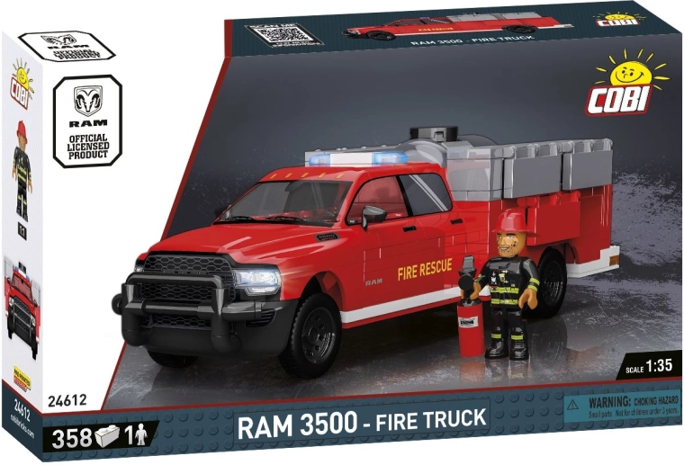Cobi RAM 3500 brandvæsen 1:35 (358 dele, figur)