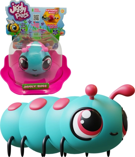 Jiggly Bugs larve blå
