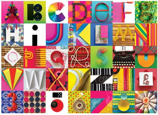 Puzzle Cobble Hill Fundet alfabet 1000 brikker