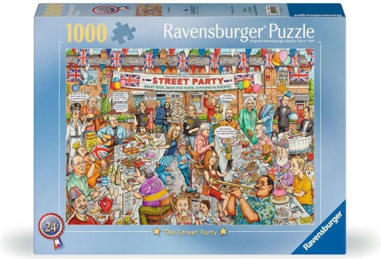 Ravensburger puslespil Best of British: Gadefest 1000 brikker