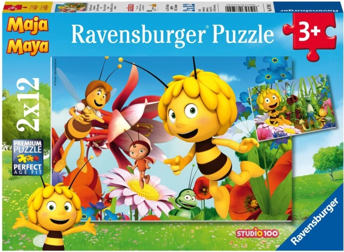 Ravensburger puslespil Bien Maja 2x12 brikker