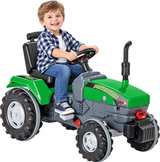 Jamara pedaltraktor Power Drag grøn