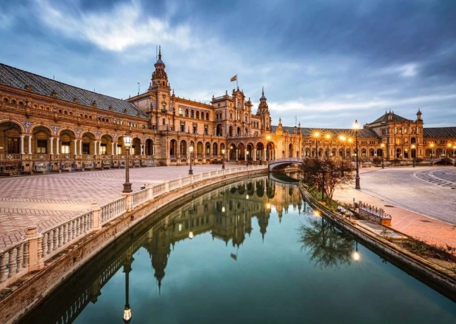 Puzzle RAVENSBURGER Spansk Plads Rom 1000 brikker