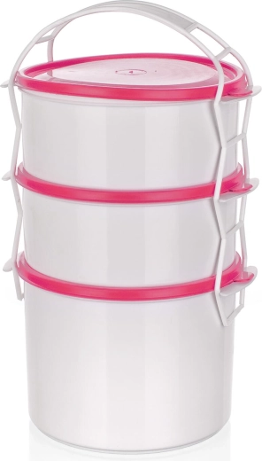 Madkasse APETIT 2×1 l + 1,5 l, plast, 3-delt sæt