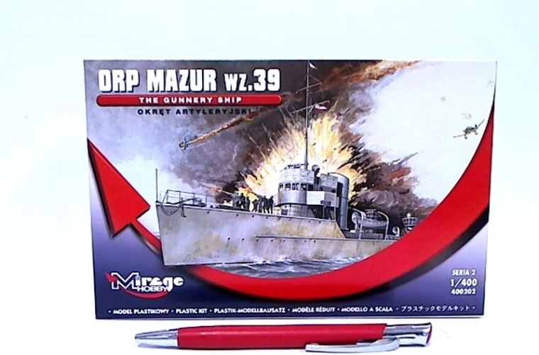 Mirage model til samling ORP Mazur
