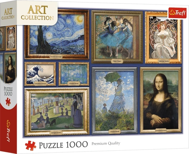 Trefl puslespil Art Collection: samling af mesterværker – 1000 brikker