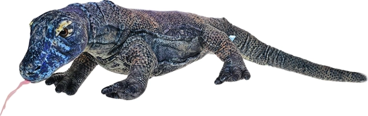 Plysbamse – komodovaran 90 cm