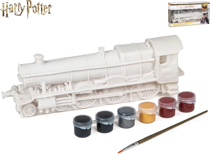 Harry Potter malesæt Hogwarts-ekspressen – keramisk model i æske