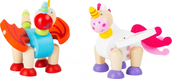 Fleksibel træfigur Small Foot – Enhjørning