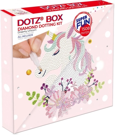 Sæt Diamond Dotz - Drømmende Enhjørning boks