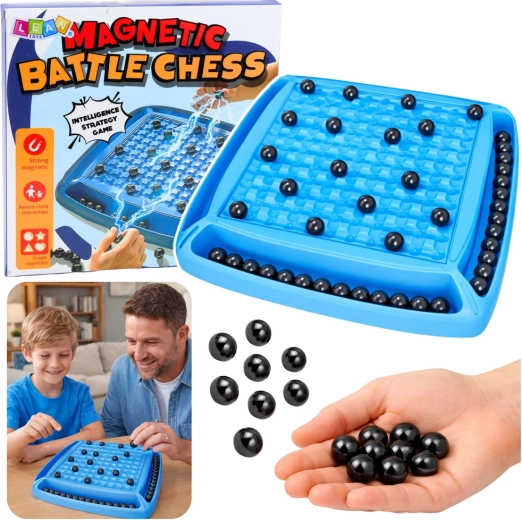 Magnetisk strategispil med kugler – familieselskabsspil, 20 dele