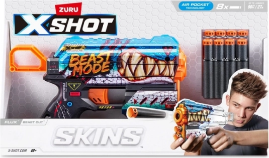 Skumblaster X-Shot Skins Flux – Beast Mode (8 pile)