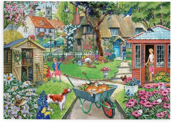 House of Puzzles Blomstrende have – puslespil med 500 store brikker