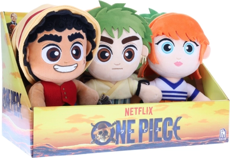 One Piece plysbamsefigur – display 9 stk.