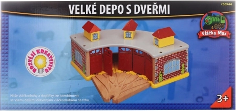 Maxim stort træremise med døre