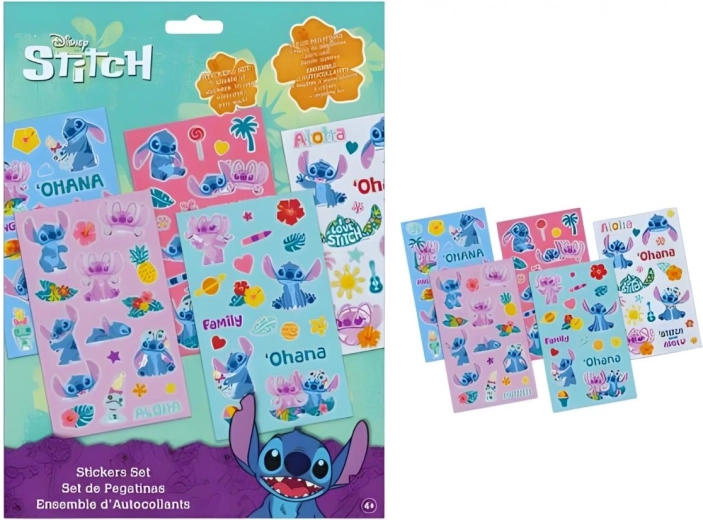 Klistermærkesæt Lilo og Stitch (100 stk.) - 1 stk.