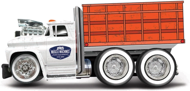 Maisto Work Rigs Chevrolet C60 kornlastbil 1966 1:64