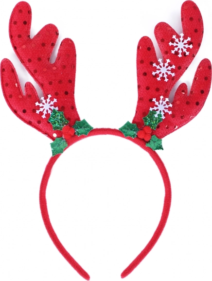 Juletørklæde med rensdyrgevir til børn