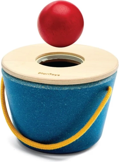 PlanToys putteboks med bold – 1 stk.