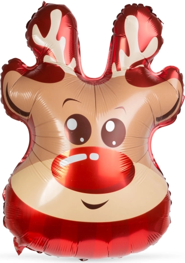 Julefolieballon i form af et rensdyr 70 × 48 cm