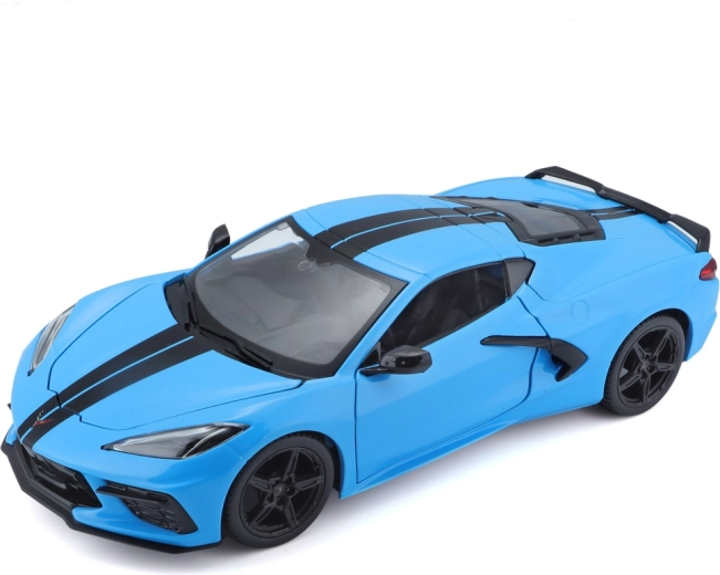 Maisto Chevrolet Corvette Stingray Coupe Z51 2020 blå 1:24
