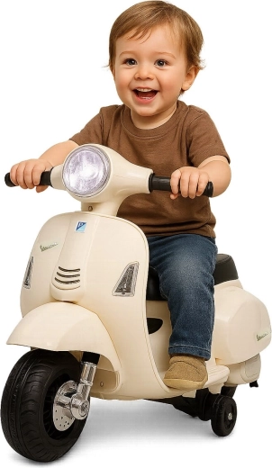 Elektrisk børnescooter Vespa Mini hvid