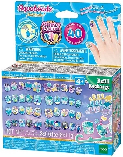 Aquabeads negleklistermærker – udvidelsessæt Shiny Color