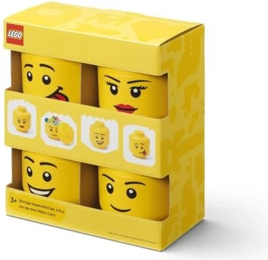 LEGO opbevaringshoved mini multipack 4 stk.